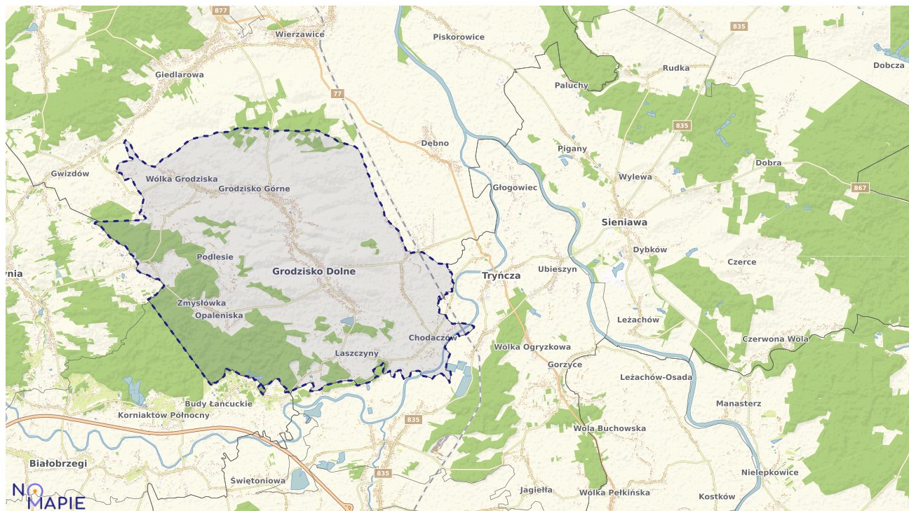 Mapa Geoportal Grodzisko Dolne